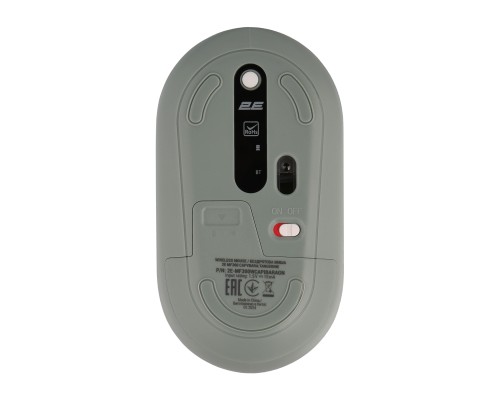 Мишка 2E MF300 CAPYBARATANGERINE Silent Wireless/Bluetooth Green (2E-MF300WCAPIBARAGN)