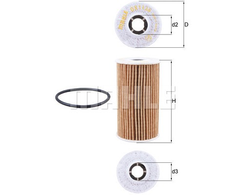 Фільтр масляний Mahle OX1138D