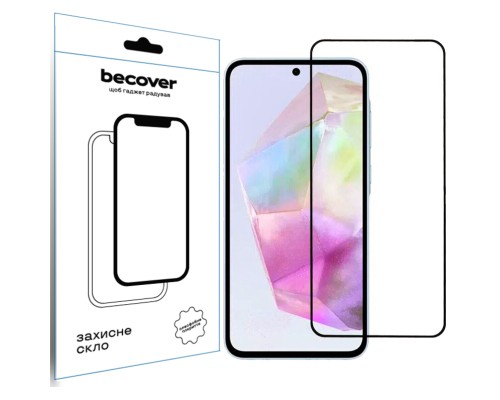 Скло захисне BeCover Samsung Galaxy A36 SM-A366 Black (712886)