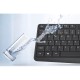 Клавіатура Canyon KB-W01 Water resistant Wireless UA Black (CNE-CKEYW01)
