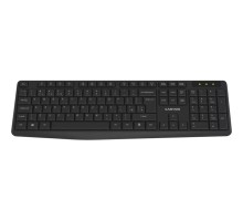 Клавіатура Canyon KB-W01 Water resistant Wireless UA Black (CNE-CKEYW01)