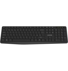 Клавіатура Canyon KB-W01 Water resistant Wireless UA Black (CNE-CKEYW01)