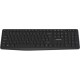 Клавіатура Canyon KB-W01 Water resistant Wireless UA Black (CNE-CKEYW01)