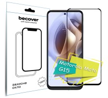Скло захисне BeCover Motorola Moto G15 Black (713414)