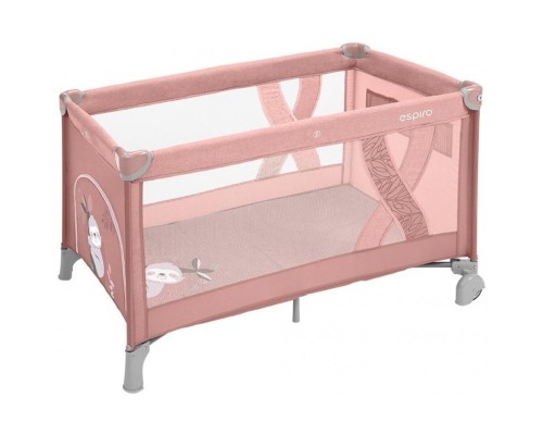 Дитячий манеж Espiro SIMPLE 08 PINK (5906724206306)