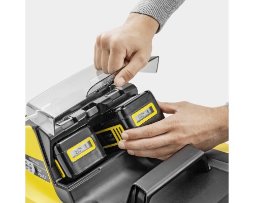 Газонокосарка Karcher LMO 4-18 Dual 18V, акб 1х5А·год 37см, 25-65мм (1.445-421.0)
