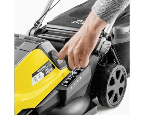 Газонокосарка Karcher LMO 4-18 Dual 18V, акб 1х5А·год 37см, 25-65мм (1.445-421.0)