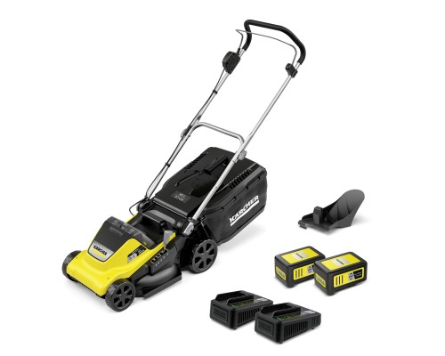 Газонокосарка Karcher LMO 4-18 Dual 18V, акб 1х5А·год 37см, 25-65мм (1.445-421.0)