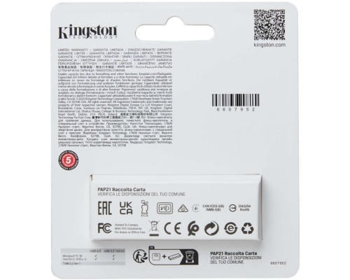 USB флеш накопичувач Kingston 128GB DataTraveler Exodia S Black/Turquoise USB 3.2 (DTXS/128GB)