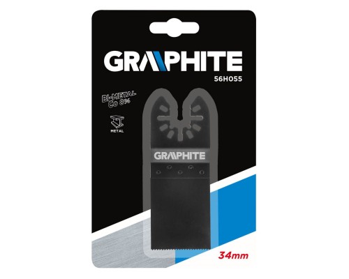 Полотно Graphite пиляльне занурювальне по металу, для реноватора, 34мм (56H055)