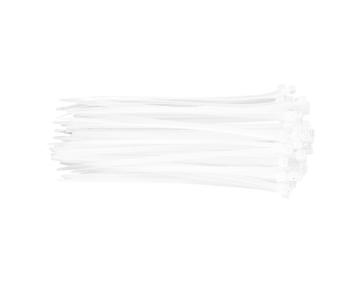 Стяжка Neo Tools 75шт, пластик, 4.8x200мм, біла (01-607)