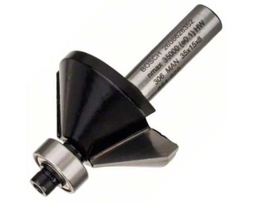 Фреза Bosch Professional фасонна, Std, S8, D11, L15 45° (2.608.628.352)