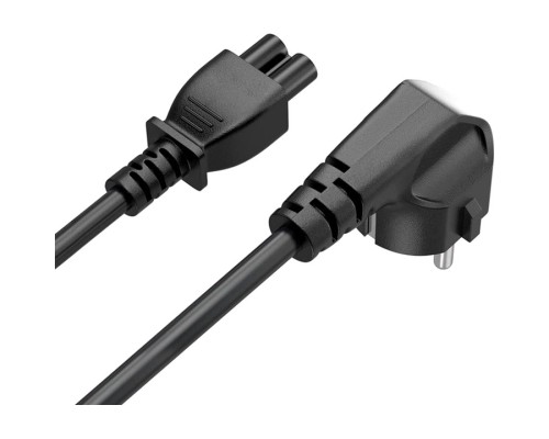 Кабель живлення C5 1.0m black ColorWay (CW-CBP084-BK)