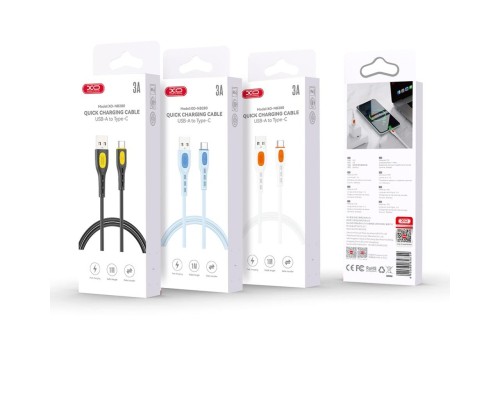 Дата кабель USB 2.0 AM to USB-C 1.0m white XO (NB280_C_White)