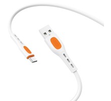 Дата кабель USB 2.0 AM to USB-C 1.0m white XO (NB280_C_White)