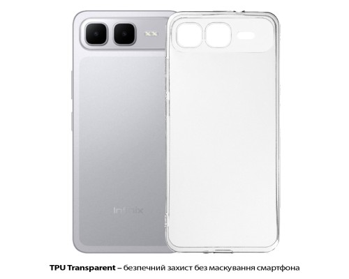 Чохол до мобільного телефона BeCover Silicone Infinix Smart 10 Plus (X6725B) Transparent (713765)