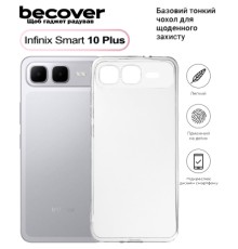 Чохол до мобільного телефона BeCover Silicone Infinix Smart 10 Plus (X6725B) Transparent (713765)