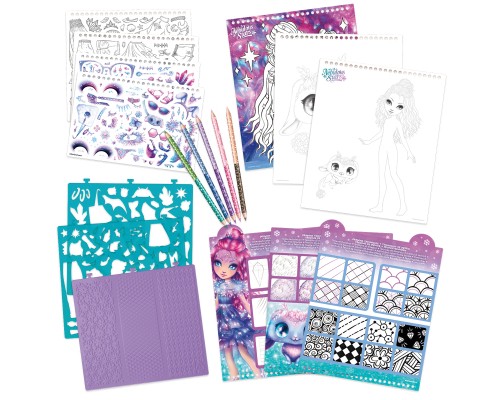Набір для творчості Nebulous Stars Скетчбук Кристалія. Мотиви самоцвітів (11140)