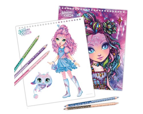 Набір для творчості Nebulous Stars Скетчбук Кристалія. Мотиви самоцвітів (11140)