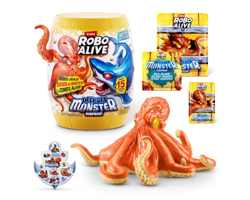 Інтерактивна іграшка Pets & Robo Alive сюрприз Глибоководний сюрприз. Восьминіг (71155B)