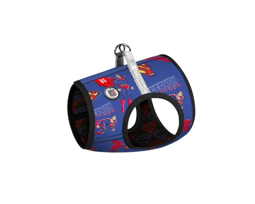 Шлея для собак WAUDOG Clothes м'яка з QR адресником 