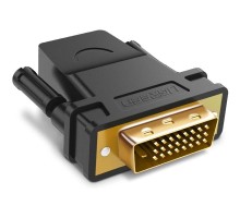 Перехідник DVI 24+1 M to HDMI F black Ugreen (20124)