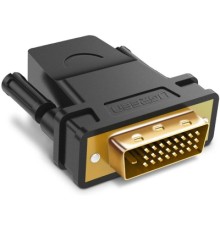 Перехідник DVI 24+1 M to HDMI F black Ugreen (20124)