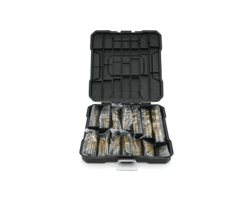 Набір свердл YOSO по металу, титанове покриття 99 шт. (TD010)