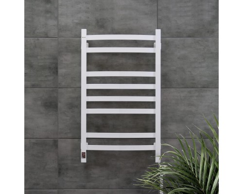 Сушарка для рушників Navin Avalon, 800х480 , таймер-регулятор, сталь, білий, праве підключення (12-103053-4880)