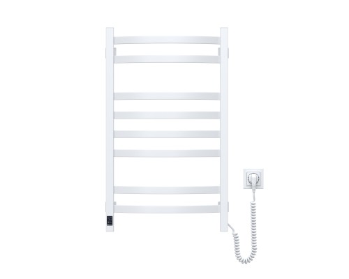 Сушарка для рушників Navin Avalon, 800х480 , таймер-регулятор, сталь, білий, праве підключення (12-103053-4880)