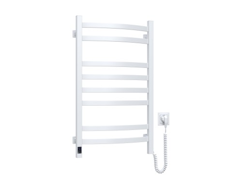 Сушарка для рушників Navin Avalon, 800х480 , таймер-регулятор, сталь, білий, праве підключення (12-103053-4880)