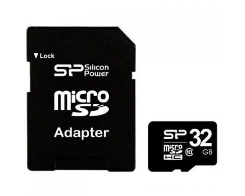 Карта пам'яті Silicon Power 32Gb microSDHC class 10 (SP032GBSTH010V10SP) Карта пам'яті Silicon Power 32Gb microSDHC class 10 (SP032GBSTH010V10SP)