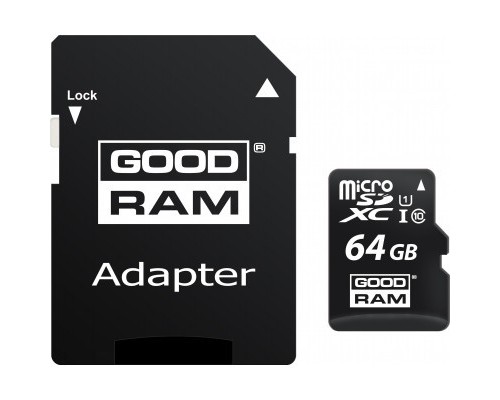 Карта пам'яті Goodram 64GB microSDXC Class 10 (M1AA-0640R12) Карта пам'яті Goodram 64GB microSDXC Class 10 (M1AA-0640R12)