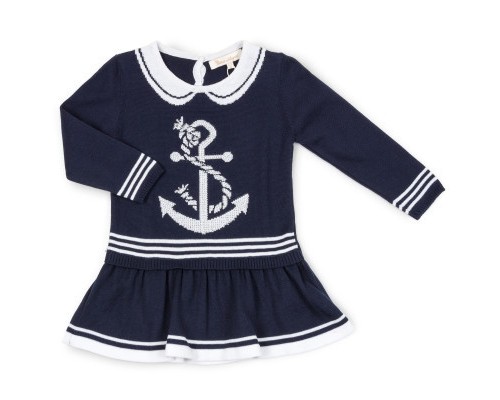 Плаття дитяче Na в'язане (GR7015-98G-blue)