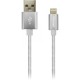 Дата кабель USB 2.0 AM to Lightning 1.0m Pearl White Canyon (CNE-CFI3PW)
