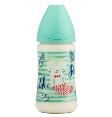 Пляшечка для годування Suavinex Морські історії 270 мл зелена (303979)