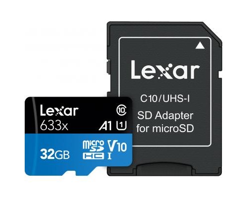 Карта пам'яті Lexar 32GB microSDHC class 10 UHS-I 633x (LSDMI32GBB633A)