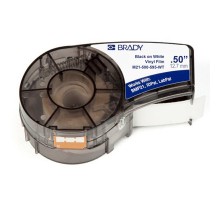 Стрічка для принтера етикеток Brady M21-500-595-WT, vinyl, 12.7mm/6.4m. Black on White (M21-500-595-WT)