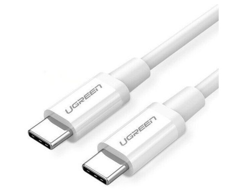 Дата кабель USB-C to USB-C 1.0m US264 ABS Shell White Ugreen (60518)
