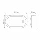 Світильник Videx LED IP65 15W 5000K 220V (VL-BH12O-155)