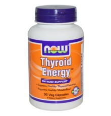 Мінерали Now Foods Підтримка щитовидної Залози, Thyroid Energy, 90 гелевих капс (NOW-03368)