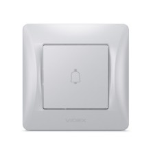 Кнопка дзвінка Videx BINERA 1кл срібний шовк (VF-BNDB1-SS)