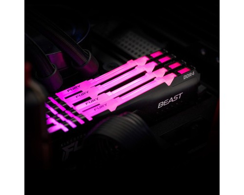 Модуль пам'яті для комп'ютера DDR4 16GB 3600 MHz Fury Beast RGB Kingston Fury (ex.HyperX) (KF436C18BBA/16)