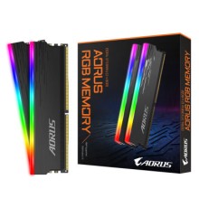 Модуль пам'яті для комп'ютера DDR4 16GB (2x8GB) 3733 MHz AORUS RGB Fusion 2.0 Memory boost GIGABYTE (GP-ARS16G37D)
