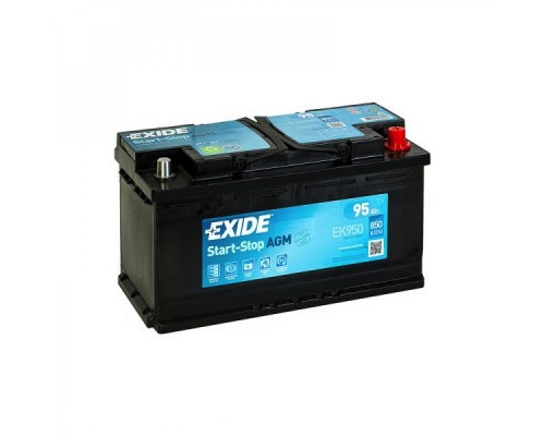 Акумулятор автомобільний EXIDE START-STOP AGM 95A (EK950)