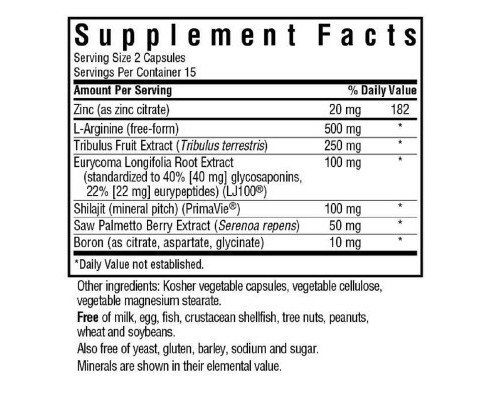 Вітамінно-мінеральний комплекс Bluebonnet Nutrition Комплекс Для Нього, Intimate Essentials For Him, Testosteron (BLB4000)