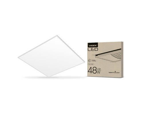 Світильник Videx LED панель 48W 4100K матова (VL-Pb484W(2))