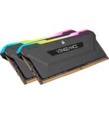 Модуль пам'яті для комп'ютера DDR4 32GB (2x16GB) 3200 MHz Vengeance RGB PRO SL Black Corsair (CMH32GX4M2Z3200C16)