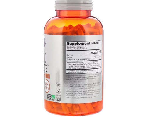 Амінокислота Now Foods Аміно Комплекс, Sports, Amino Complete, 360 капсул (NOW-00013)