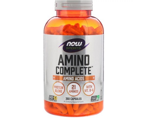Амінокислота Now Foods Аміно Комплекс, Sports, Amino Complete, 360 капсул (NOW-00013)